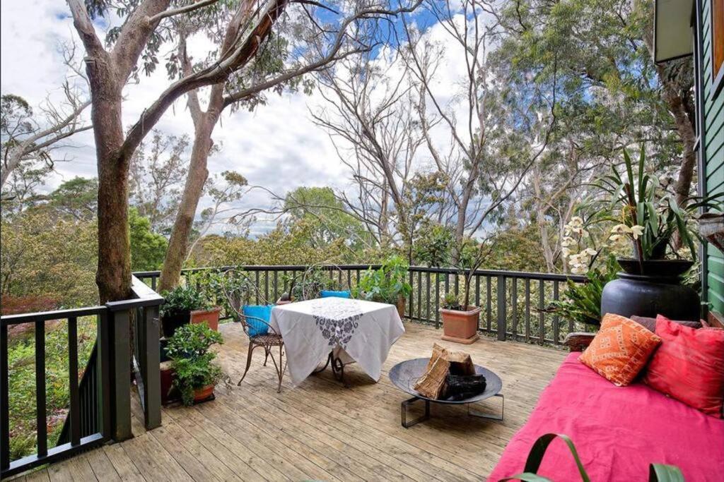 The Black Cockatoo - Secret Garden Treetops Home Katoomba Esterno foto