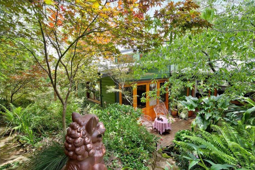 The Black Cockatoo - Secret Garden Treetops Home Katoomba Esterno foto